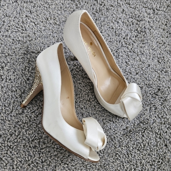 Kate Spade Clarice Bridal Shoes size 5 - Picture 7 of 11